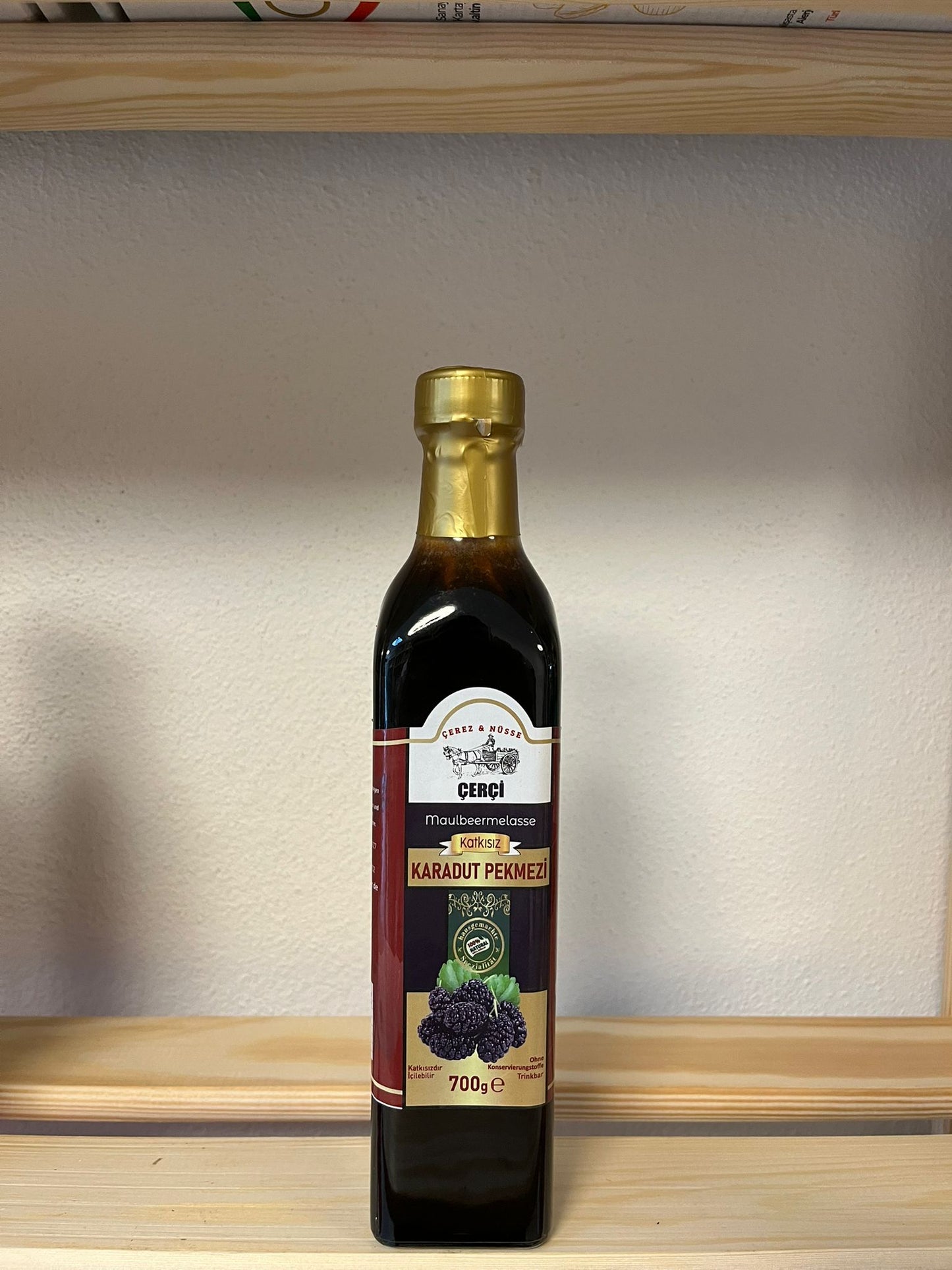 Schwarze Maulbeermelasse 700g